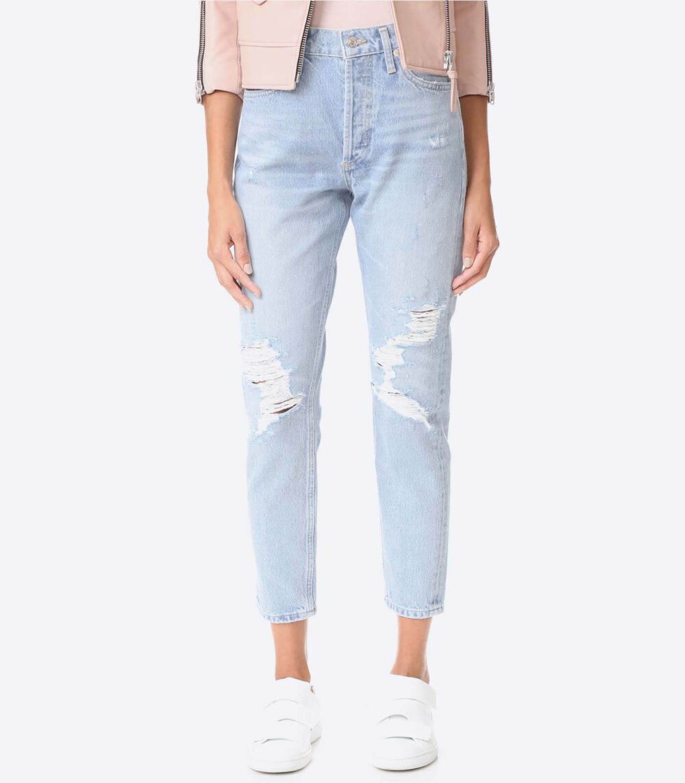 Slim Trapered Rip Jeans - Imagen 2